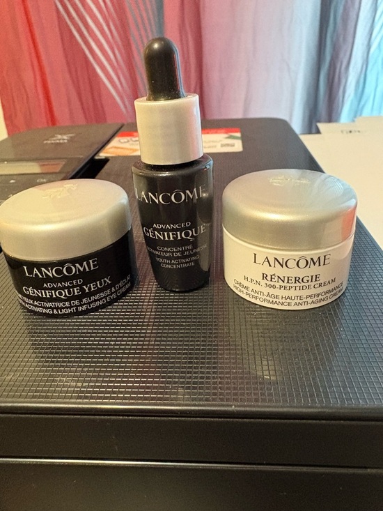 Lancome Other - Lancome Rénergie & Advanced Génifique Skincare Set - White and Black